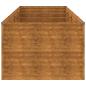 Preview: Hochbeet 386x100x69 cm Cortenstahl