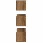 Preview: Wandregale 3 Stk. Artisan-Eiche 58x18x18 cm Holzwerkstoff