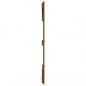 Preview: Wand-Kopfteil Honigbraun 147x3x90 cm Massivholz Kiefer