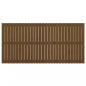 Preview: Wand-Kopfteil Honigbraun 185x3x90 cm Massivholz Kiefer