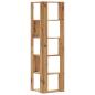 Preview: Eck-Bücherregal 5 Böden Artisan-Eiche 50x50x179cm Holzwerkstoff