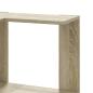 Preview: Eck-Bücherregal 5 Böden Sonoma-Eiche 50x50x179 cm Holzwerkstoff