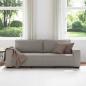 Preview: 3-Sitzer-Sofa Taupe 180 cm Stoff