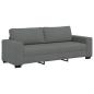 Preview: 3-Sitzer-Sofa Dunkelgrau 180 cm Stoff