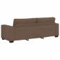 Preview: 3-Sitzer-Sofa Braun 180 cm Stoff