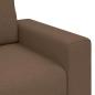 Preview: 3-Sitzer-Sofa Braun 180 cm Stoff