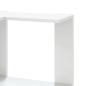 Preview: Eck-Bücherregal 5 Böden Weiß 50x50x179 cm Holzwerkstoff
