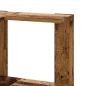 Preview: Eck-Bücherregal 5 Böden Altholz-Optik 50x50x179cm Holzwerkstoff