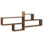 Preview: Wandregal Altholz-Optik 167,5x18x68 cm Holzwerkstoff