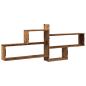 Preview: Wandregal Altholz-Optik 167,5x18x68 cm Holzwerkstoff