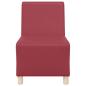 Preview: Sessel Weinrot 55 cm Kunstleder