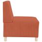 Preview: Sessel Rot Orange 55 cm Cordstoff