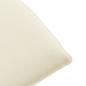 Preview: Sonnenliege Klappbar Creme 175x54x8,5 cm Oxford-Gewebe