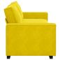 Preview: 3-Sitzer-Sofa Gelb 180 cm Samt