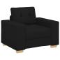 Preview: Sessel Schwarz 59 cm Stoff