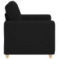 Preview: Sessel Schwarz 59 cm Stoff