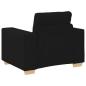 Preview: Sessel Schwarz 59 cm Stoff