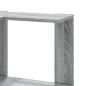 Preview: Bücherregal 5 Böden Grau Sonoma 50x50x179 cm Holzwerkstoff
