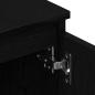 Preview: TV-Schrank Schwarz Eichen-Optik 140x40x36 cm Holzwerkstoff