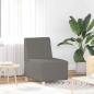Preview: ARDEBO.de - Sessel Hellgrau 55 cm Cordstoff
