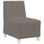 Preview: Sessel Hellgrau 55 cm Cordstoff