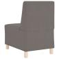 Preview: Sessel Hellgrau 55 cm Cordstoff
