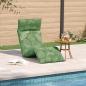 Preview: Sonnenliege Klappbar Blattmuster 175x54x8,5 cm Oxford-Gewebe