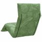 Preview: Sonnenliege Klappbar Blattmuster 175x54x8,5 cm Oxford-Gewebe