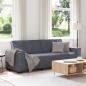 Preview: ARDEBO.de - 3-Sitzer-Sofa Dunkelgrau 180 cm Samt