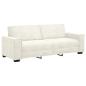 Preview: 3-Sitzer-Sofa Creme 180 cm Samt