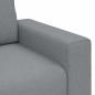 Preview: 3-Sitzer-Sofa Hellgrau 180 cm Stoff