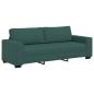 Preview: 3-Sitzer-Sofa Dunkelgrün 180 cm Stoff