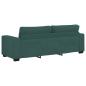 Preview: 3-Sitzer-Sofa Dunkelgrün 180 cm Stoff