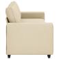 Preview: 3-Sitzer-Sofa Creme 180 cm Stoff