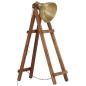 Preview: Stehlampe Messing E27 Mango Massivholz