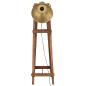 Preview: Stehlampe Messing E27 Mango Massivholz