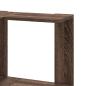 Preview: Eck-Bücherregal 5 Böden Eichen-Optik 50x50x179 cm Holzwerkstoff