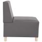 Preview: Sessel Grau 55 cm Kunstleder