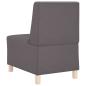 Preview: Sessel Grau 55 cm Kunstleder