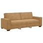 Preview: 3-Sitzer-Sofa Braun 180 cm Samt