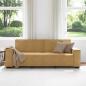 Preview: 3-Sitzer-Sofa Braun 180 cm Samt