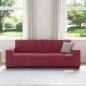 Preview: 3-Sitzer-Sofa Weinrot 180 cm Stoff