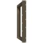 Preview: Esstischbeine U-Form 2 Stk. Naturstahl 80x(72-73) cm Stahl