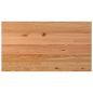 Preview: Esstisch Hellbraun 180x100x74 cm Massivholz Eiche Rechteckig