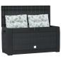 Preview: Gartentruhe Anthrazit 119x48x60 cm Polypropylen