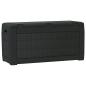 Preview: Gartentruhe Anthrazit 119x48x60 cm Polypropylen