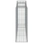 Preview: Gabionen mit Hochbogen 20 Stk 300x50x140/160cm Verzinktes Eisen