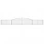 Preview: Gabionen mit Hochbogen 6 Stk. 400x50x40/60cm Verzinktes Eisen