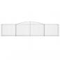 Preview: Gabionen mit Hochbogen 20 Stk. 400x50x80/100cm Verzinktes Eisen