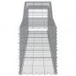 Preview: Gabionen mit Hochbogen 5 Stk. 400x50x60/80cm Verzinktes Eisen